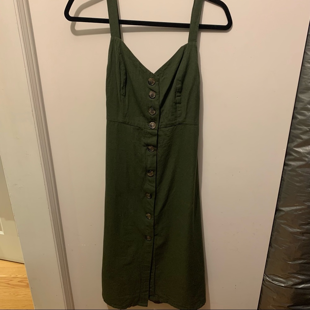 Japna - Cotton Green Dress